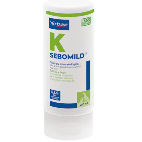Virbac Sebomild Champú Dermatológico para Pieles con Grasa,...