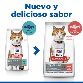 Hill's Science Plan Adult Sterilised Cat alimento seco gato salmón