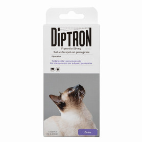 Diptron Fipronilo Solución Spot On para gatos