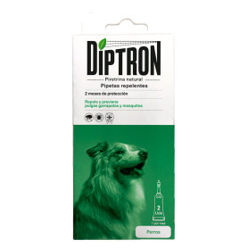 Diptron Piretrina natural Pipetas repelentes para perros 