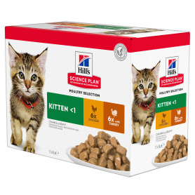 Hill's Science Plan alimento húmedo para gatitos multipack pollo y...