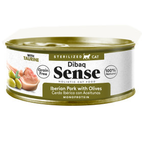 Dibaq Sense Cat Esterilizado Cerdo Ibérico (Lata)
