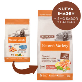 Natures Variety No Grain Medium/Maxi Adult Salmón