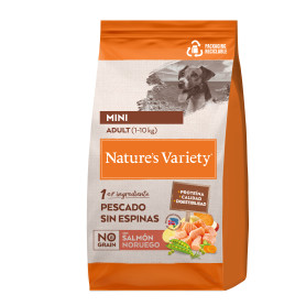 Natures Variety No Grain Mini Adult Salmón