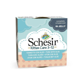 Schesir Kitten Atún y Aloe en Gelatina