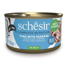 Schesir Atún con Lubina en Gelatina para Gatos