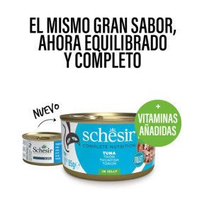 Schesir Atún en Gelatina para Gatos