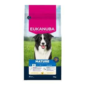 EUKANUBA Alimento seco para perros Mature de raza mediana, rico en...