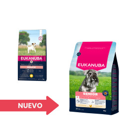 EUKANUBA Alimento seco para perros Senior de raza pequeña, rico en...
