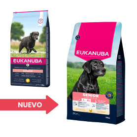 EUKANUBA Alimento seco para perros Senior de raza grande, rico en...