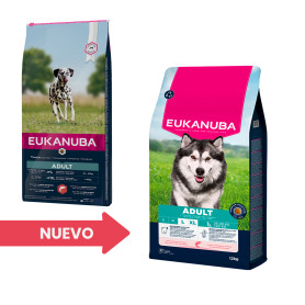 EUKANUBA Alimento seco para perros adultos de razas grandes, rico...