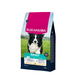 EUKANUBA Alimento seco para perros adultos de raza mediana, rico en...