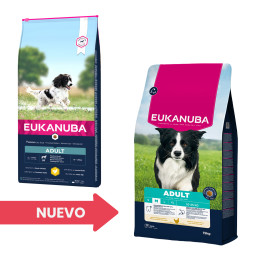 EUKANUBA Alimento seco para perros adultos de raza mediana, rico en...