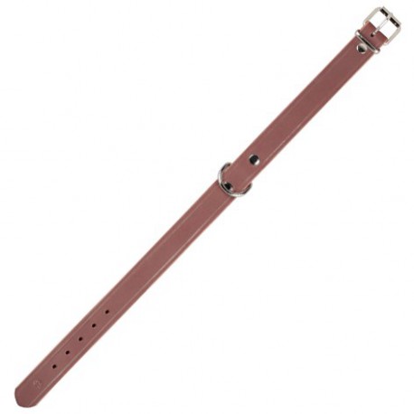 Collar Cuero Cromo