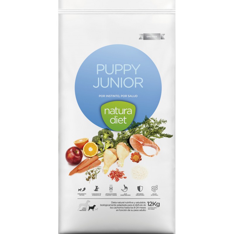 Natura Diet Puppy Junior, pienso para perros naturales