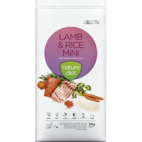 Natura Diet Lamb & Rice Mini, pienso para perros naturales