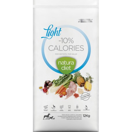 Natura Diet Light -10% Calories, pienso para perros naturales