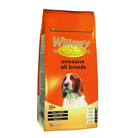 Willowy Gold Intensive, pienso para perros que requieren ganar peso