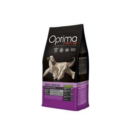 Adult Medium Chicken Rice, pienso para perros naturales