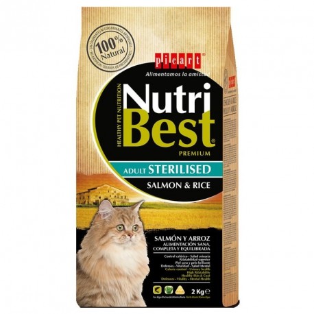 Pienso Picart NutriBest Cat Sterilised Salmon & Rice