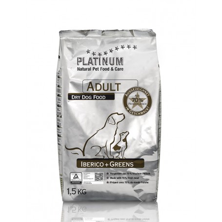Platinum Natural Iberico and Greens, pienso para perros naturales