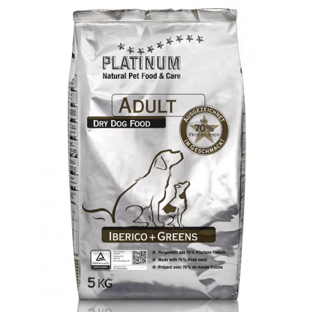 Platinum Natural Iberico and Greens, pienso para perros naturales