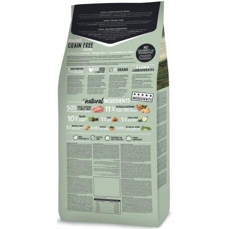 Ownat Grain Free Adult, pienso para perros naturales