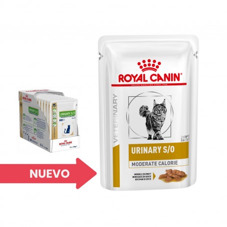 Royal Canin Urinary S/O Moderate Calorie Sobre, comida húmeda para gatos