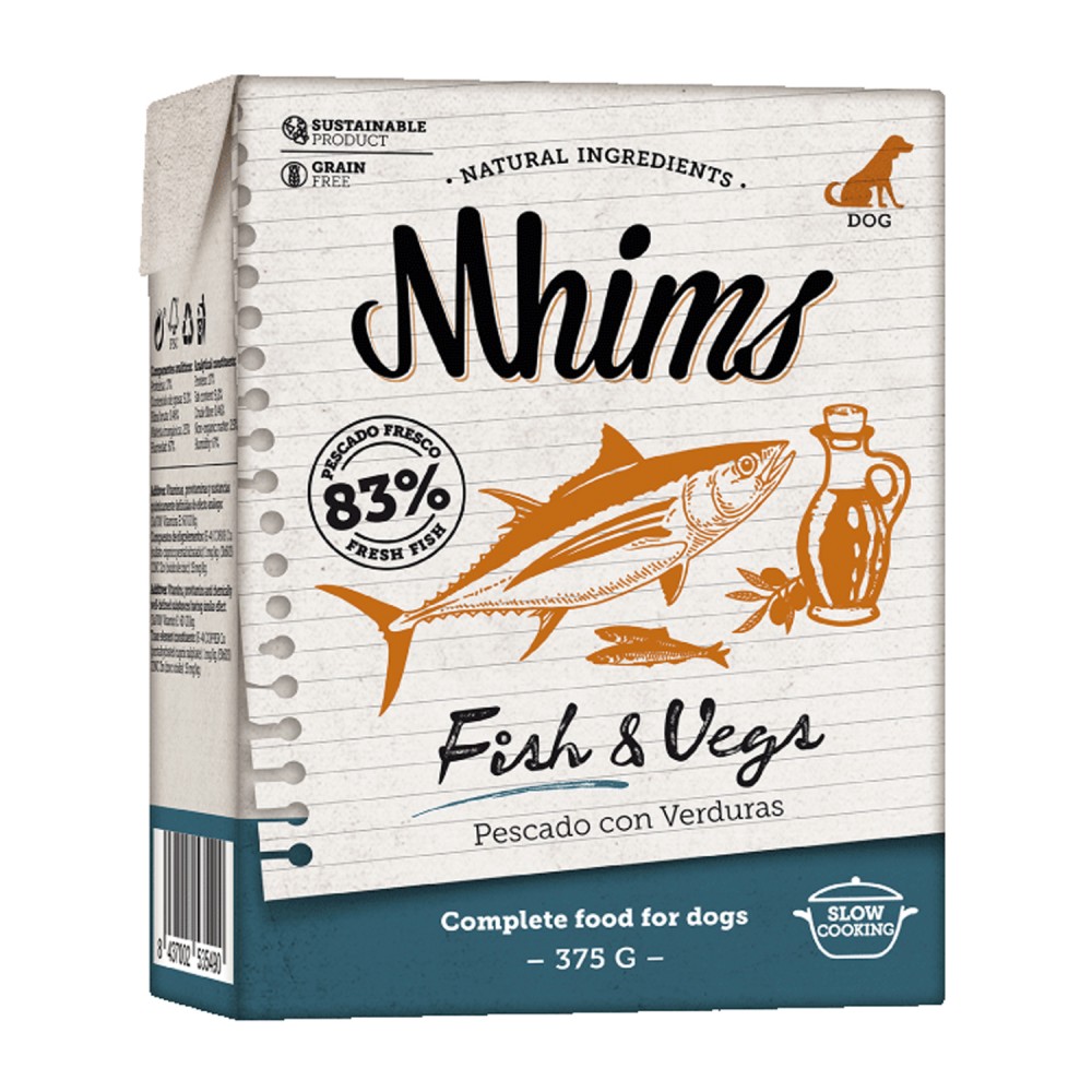 Comida húmeda Mhims Fish & Vegs para perros
