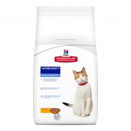 Hill's Science Plan Feline Mature Adult 7+ Active Longevity con Pollo