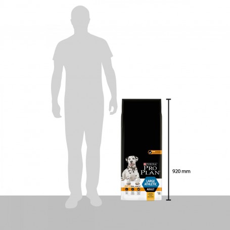 Tamaño de saco pienso Purina Pro Plan Large Athletic Adult