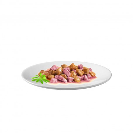 Purina Gourmet Gold Bocaditos en Salsa con Salmón/Pollo, comida húmeda  para gatos