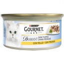 comida húmeda Purina Gourmet Diamant Finas lonchas con Pollo para tu gato